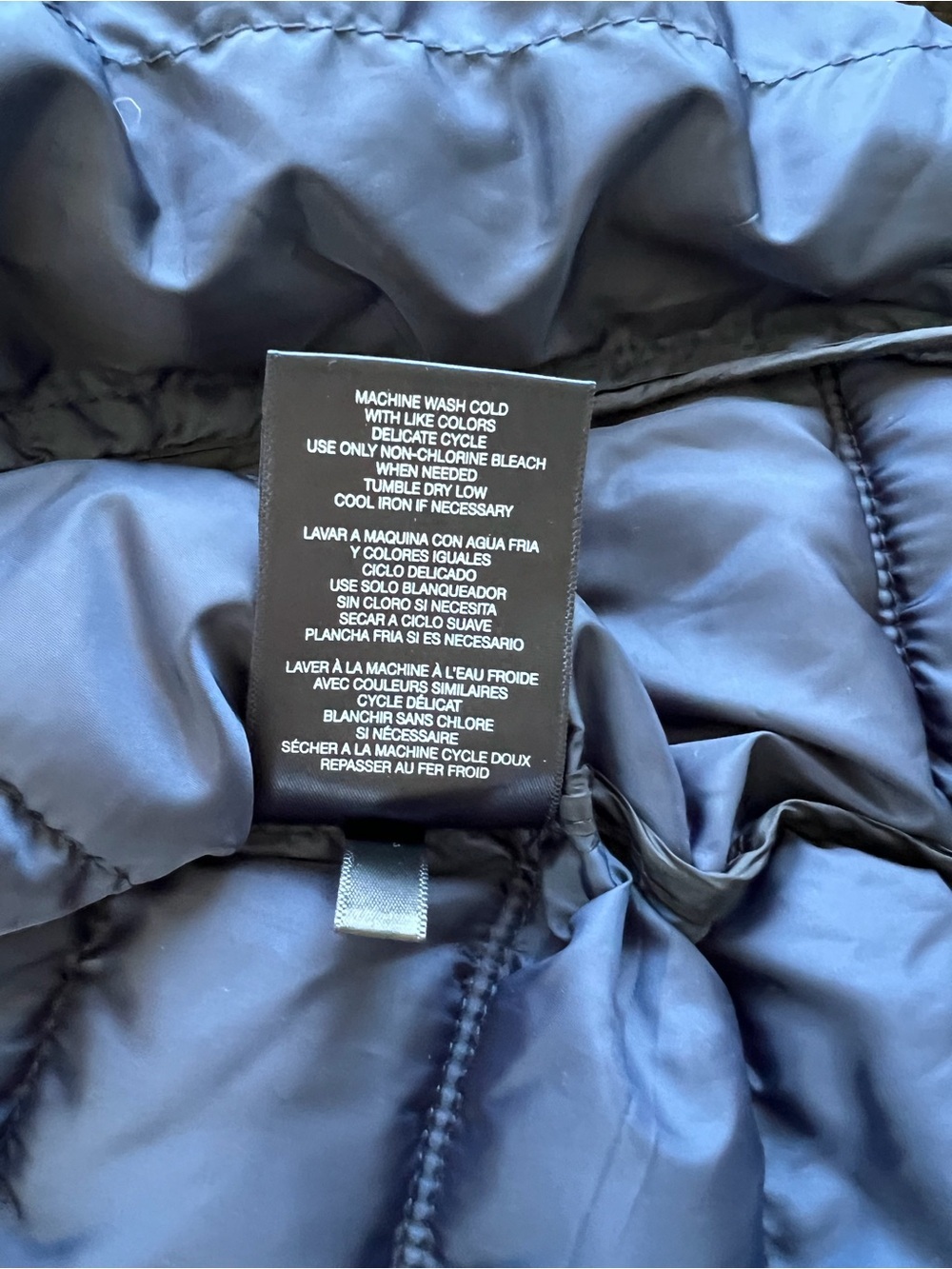 Tommy Hilfiger Packable Puffer Jacket Men’s XL Black Lightweight Quilted NWOT - Picture 5 of 5